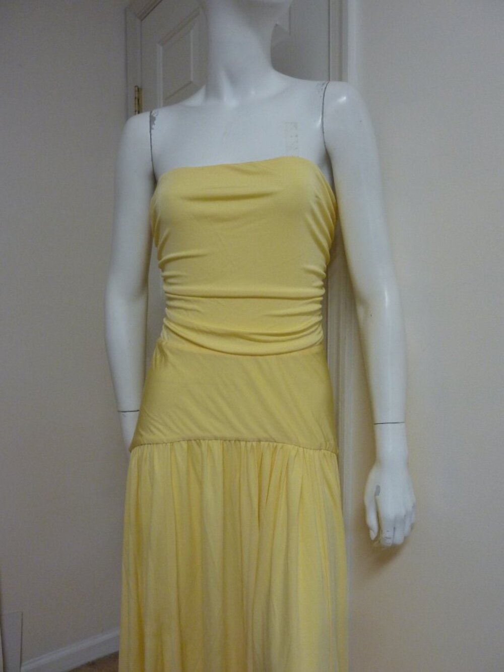 STAUD Strapless Yellow Maxi Dress - Picture 13 of 16
